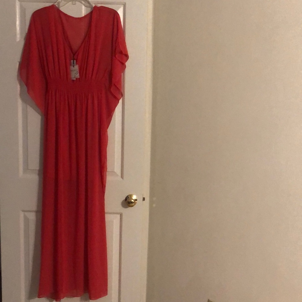 Dress. New. Beautiful. Coral